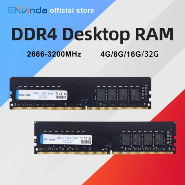 ENVINDA DDR4 PC RAM Memoria 8GB 16GB 3200MHz DIMM Desktop Computer Memory Rams No Support AMD Motherboard - Image 2