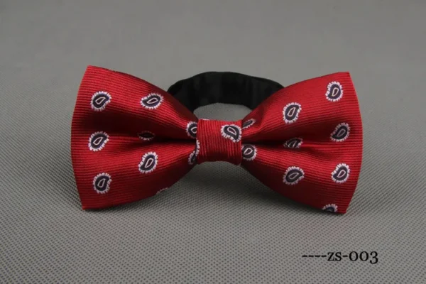 Reusable business good fashion blue red wool Women children velvet boy girl men flexible green color bow tie black accessories - Image 4