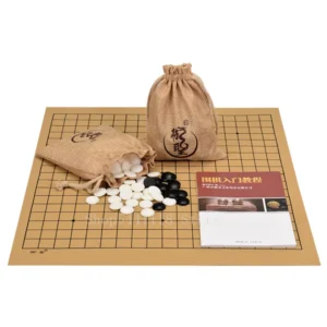 High Quality Weiqi Go Game Pieces Suede Leather Cloth Bags Gobang International Standard On Go Chess Gomoku Board Games