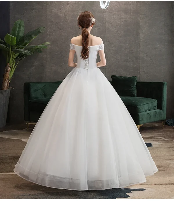 Wedding Dress 2024 New Sexy V-neck Ball Gown Princess Vintage Wedding Dresse Luxury Lace Wedding Gowns Plus Size Customized - Image 6