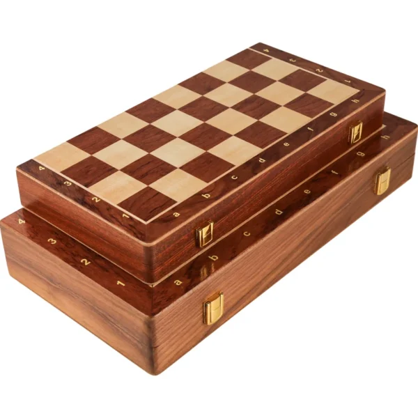 Chess Set Top Grade Wooden Folding Big Traditional Classic Handwork Solid Wood Pieces Walnut Chessboard Children Gift Board Game - Image 5