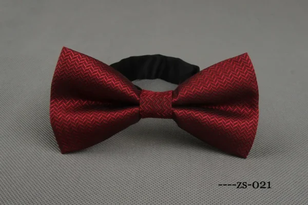 Reusable business good fashion blue red wool Women children velvet boy girl men flexible green color bow tie black accessories - Image 5