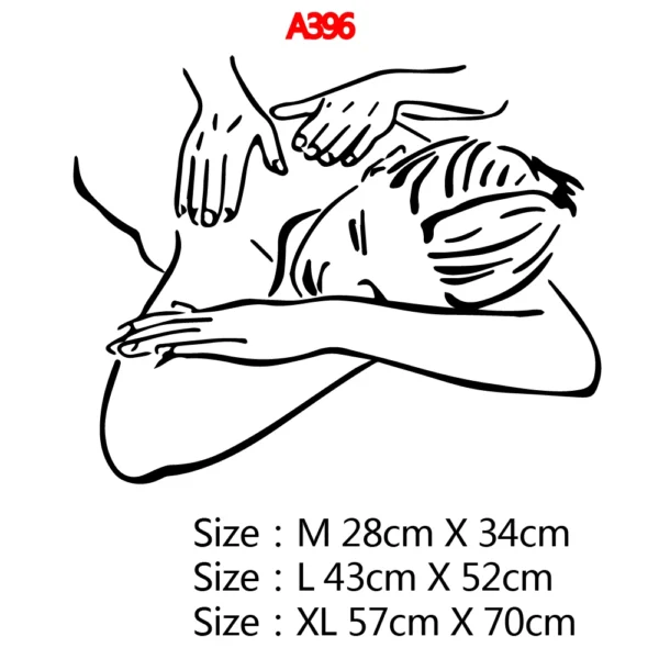 Lovely Massage Wall Art Sticker Modern Wall Decals Quotes Vinyls Stickers For Living Room Company School Office Decoration - Image 2