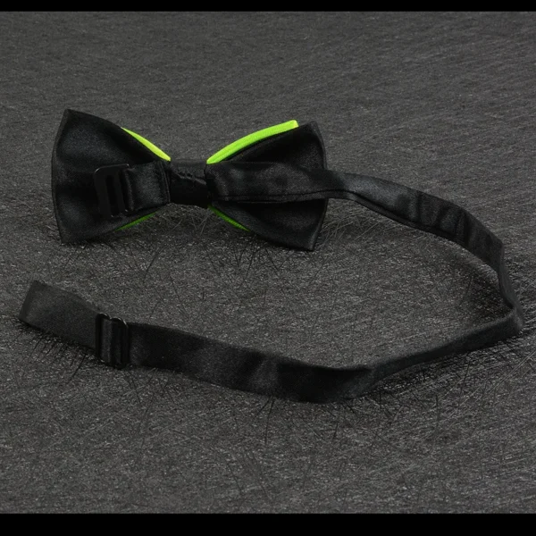 Classic Kids Bowtie Boys Grils Baby Children Bow Tie Fashion Solid Color Mint Green Red Black White Green Pets Cravate For Kids - Image 4