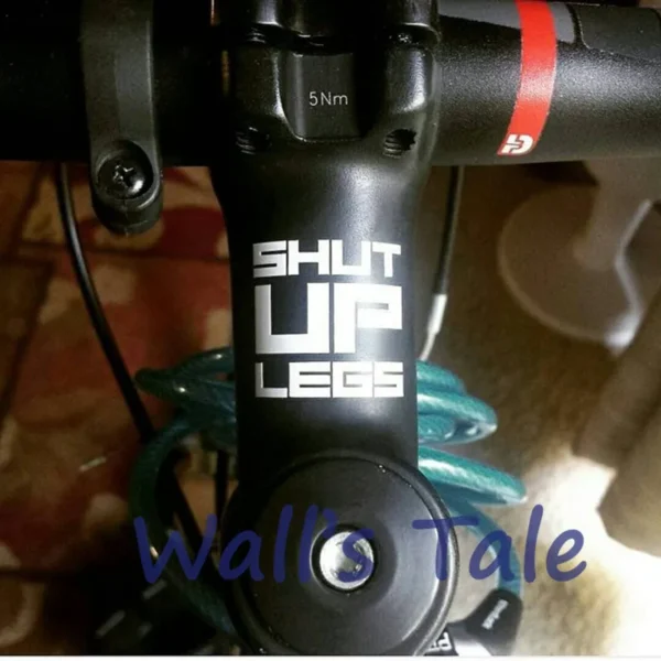 SHUT UP LEGS Bicycle Motivational Quote Art Decals Cycling Inspirational Saying Vinyl Sticker Bike Top Tube Or Stem Decor - Image 3