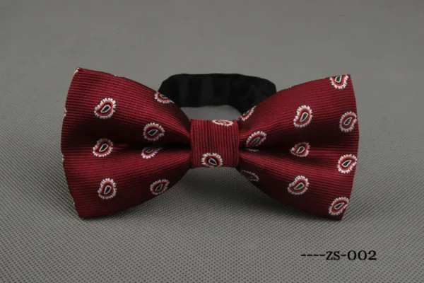 Reusable business good fashion blue red wool Women children velvet boy girl men flexible green color bow tie black accessories - Image 3