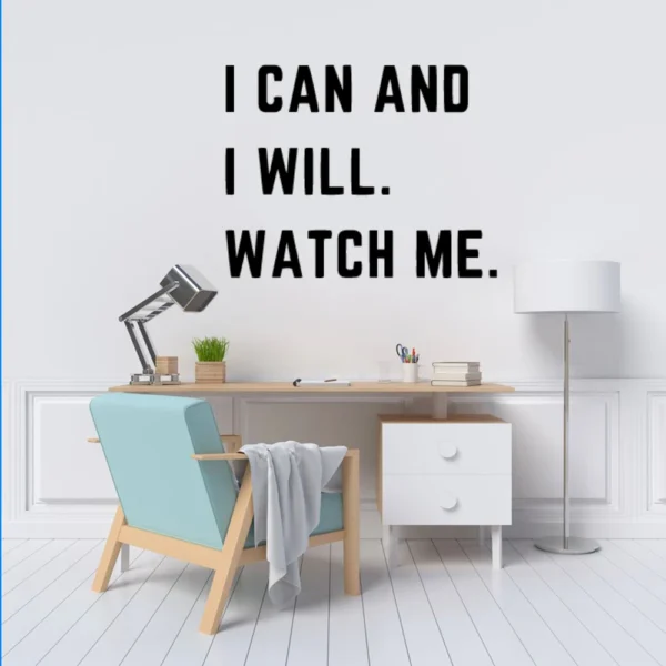 Inspiring Wall Sticker Dream Quote Motivation Frase Vinyl Stickers For Office Room Decor Wall Decals Poster Kids Room Wallpaper - Image 5