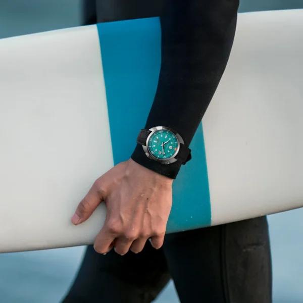 BERNY 20ATM Diver Watch For Men Mechanical Green Dial Original Design NH35 Automatic Sapphire Luxury Diving Luminous Men Watch - Image 6