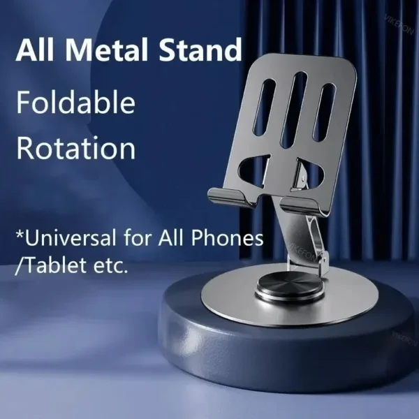 720 Rotate Aluminum Alloy Tablet Holders for iPad Adjustable Folding Lazy Desktop Live Portable Mobile Phone Stands Mount - Image 5