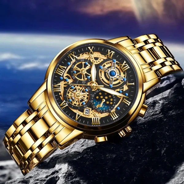 LIGE Waterproof Watch For Men Top Brand Luxury Men Watch Fashion Business Sports Quartz Chronograph Wristwatches Reloj Hombre - Image 4