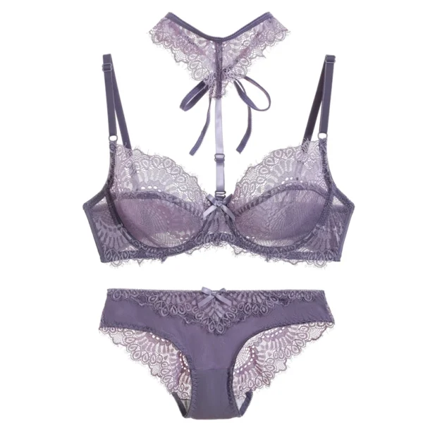 2024 Sexy Red White Purple Pink Black Beige Underwear Plus Size Lingerie 34/75 36/80 38/85 40/90 42/95 44/100 BCDE Cup Bra Sets