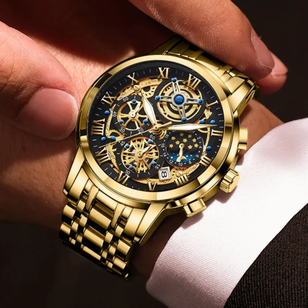 LIGE Waterproof Watch For Men Top Brand Luxury Men Watch Fashion Business Sports Quartz Chronograph Wristwatches Reloj Hombre - Image 5