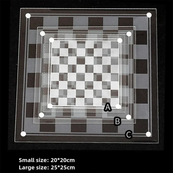 Elegant Glass Crystal Chess Set Perfect for Indoor Leisure Entertainment Puzzle Fun Ideal Gift for All Ages - Image 5