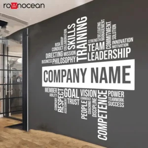 BIG CUSTOMIZABLE OFFICE Wall Vinyl Decal motivational, inspirational Office wall vinyl sticker DIY E838