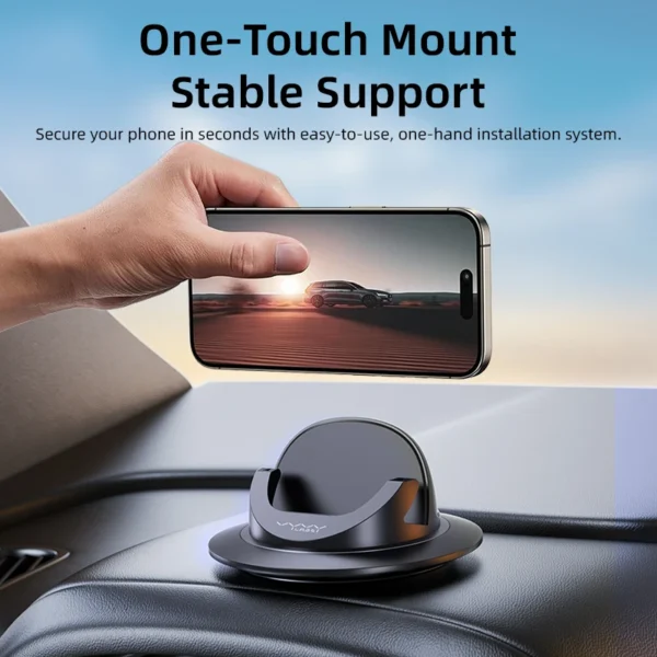 vyvylabs 360° Rotation Universal Car Cellphone Holder Car Phone Tripod Stand Bracket Car Mobile Support For Car Use Accessories - Image 2