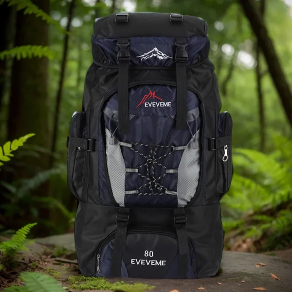 80L Outdoor Mountaineering Backpack Waterproof Sports Backpacks Travel Camping Hiking Storage Bag Climbing Hunting Fishing Bag - Image 4