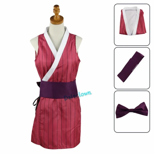 Anime Hinatsuru Makio Suma Cosplay Costume Uzui Tengen Wives Kimono Uniform Sexy Dress Entertainment District Arc - Image 4