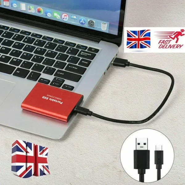 High-speed External Solid State Drive 1TB Portable External Hard Drive ssd 2TB External hard disk ssd hard drive For Laptop Mac - Image 6