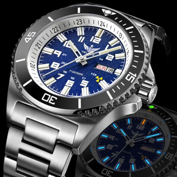 Yelang V1031 Luxury Men Brand Watch 44mm Diver Water Watches Japan 8205 Automatic Mechanical movement Luminous 300M Waterproof - Image 4