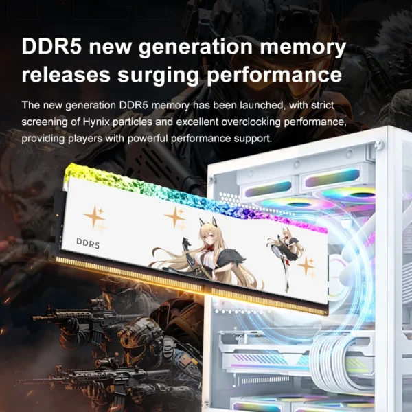 JUHOR Memoria Ram RGB DDR5 16GB 6800MHz 32GB（16GBX2)）Desktop RAM Sk-Hynix Adie Computer Memory - Image 4