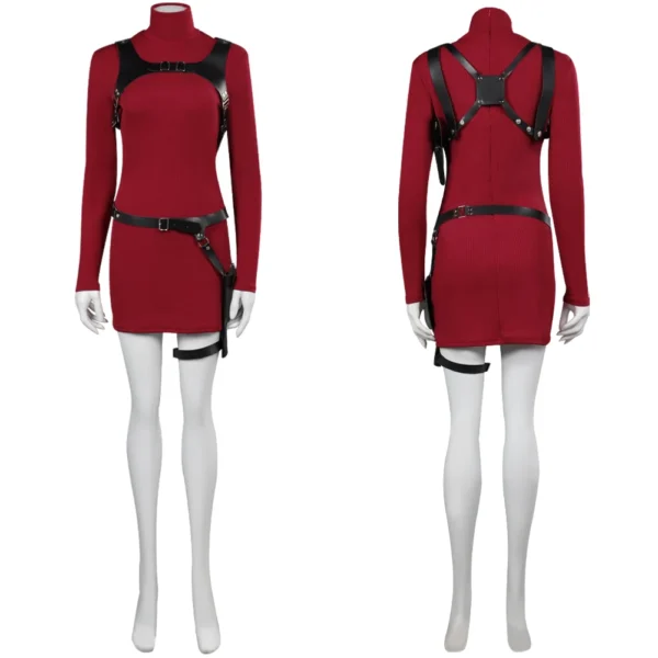 Ada Wong Cosplay Wigs Women Costume Game Resident 4 Roleplay Fantasia Outfit Halloween Carnival Party Cloth For Female Disguise - Image 2