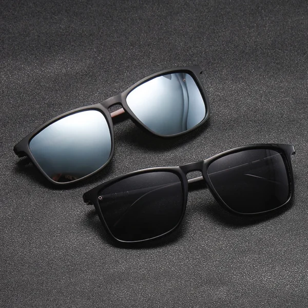 Outdoor Driving Sunglasses Popular Square Large Frame Sun Glasses Classic Polarized Glasses Men Women Fishing Glasses - Image 3