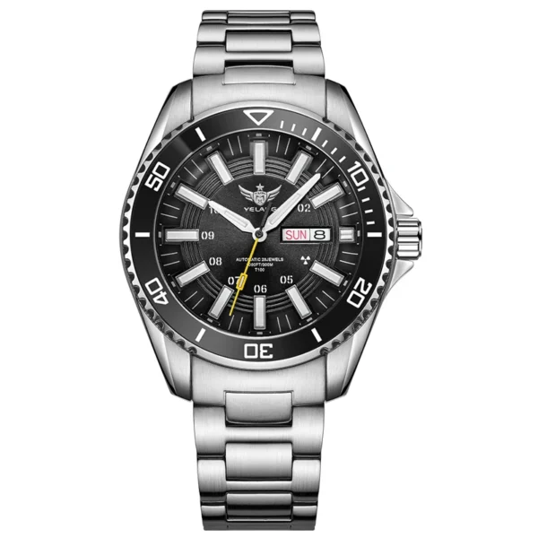 Yelang V1032 Automatic Movement Men Watch 300m Waterproof Dive Watches for Man Rotating Bezel Rotating Ceramic Luminous 44MM - Image 5