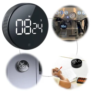Kitchen Timer Adjustable Angle Electronic Timer Rotating Countdown Clock Large Number Display Cooking Timer for Sports Studying