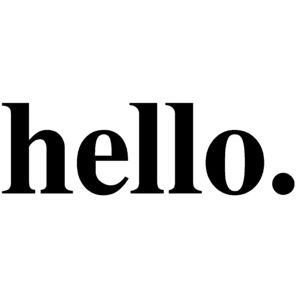 Hello Quotes Wall Sticker Vinyl Home Decor Living Room Bedroom Office Bussines Door Decals Window Decal Murals - Image 2