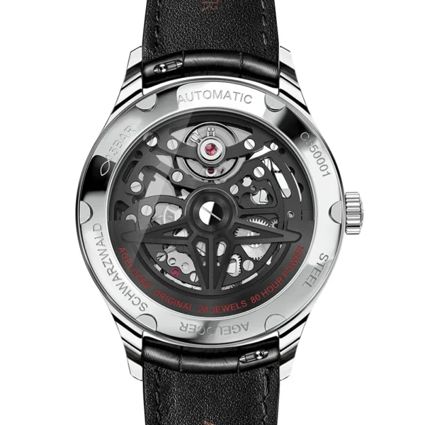 AGELOCER Original Schwarzwald Watch Men's Double-sided Hollow Automatic Mechanical Watch Birthday Gift for Men - Image 4