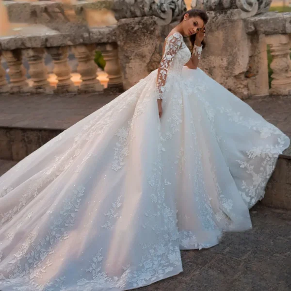 Fashion Women Luxury Dresses Wedding Gala Bridal Tailor-made High End Long Dress Princess Birthday Prom Backless Evening Gowns