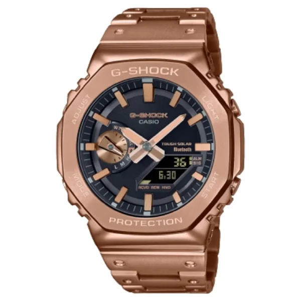 Casio GM-B2100 series watch all-metal gold men's watch multi-functional fashion waterproof G-SHOCK luxury couple watch - Image 2