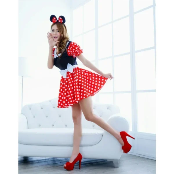 Disney Anime Cartoon Minnie Dress Women Birthday Halloween Party Adult Cosplay Costumes Dance Ball Dresses Ladies Christmas Gift - Image 5