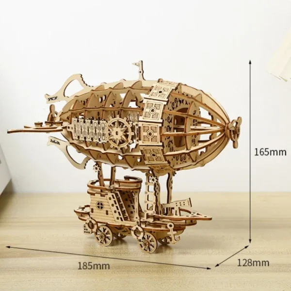 Creative Airship Model Jigsaw Puzzles Models Kit Child Model Car DIY 3D Puzzle Toys for Adults Handmade toys Wooden Model - Image 6