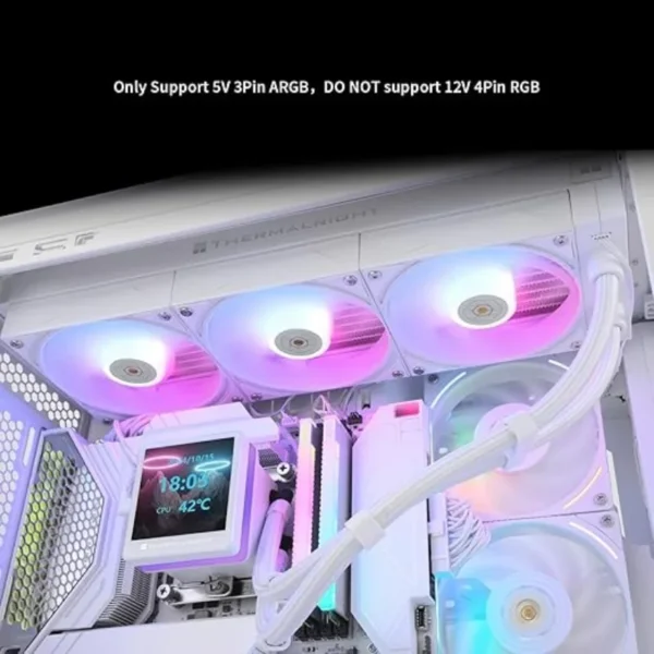 Thermalright Grand Vision 360 ARGB White CPU AIO Cooler PC 360 Specification Water Cooler System for AM4 AM5 Intel1700/1851/115X - Image 6