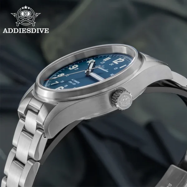 ADDIESDIVE NEW Men's Watch Sapphire Crystal 20Bar Waterproof Super Luminous Stainless Steel AD2070 Automatic Mechanical Watches - Image 6