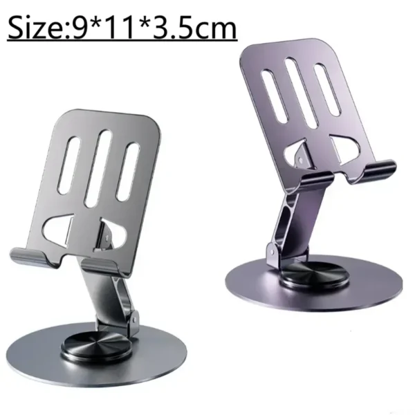 720 Rotate Aluminum Alloy Tablet Holders for iPad Adjustable Folding Lazy Desktop Live Portable Mobile Phone Stands Mount - Image 6