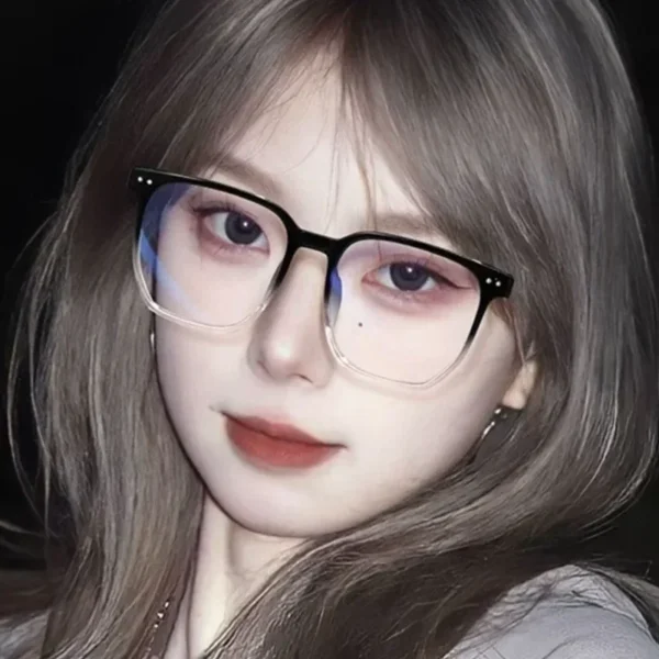 Fashion Anti Blue Light Glasses Men Computer Women Eyeglass Fashion Optical Plain Frame Spectacles Transparent Blocking Glasses - Image 3