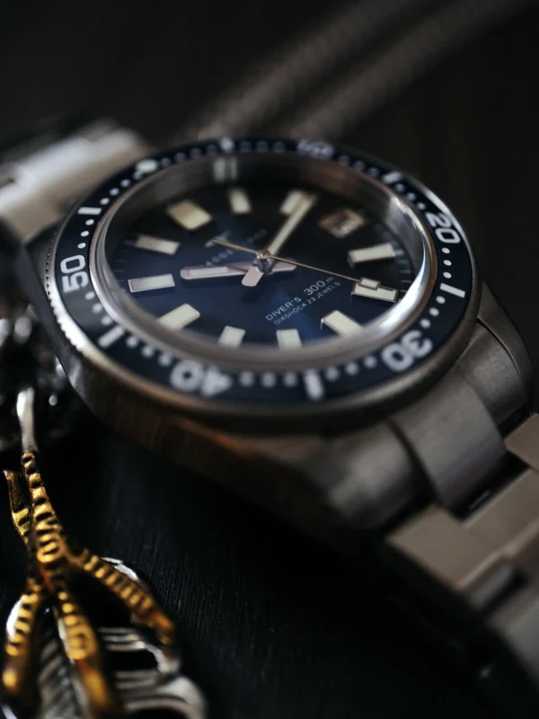 DAGGER-AXE Men's Watch Sand Dial 39mm Automatic Mechanical Watch 314L Stainless Steel Dome Sapphire Glass Wristwatches - Image 3
