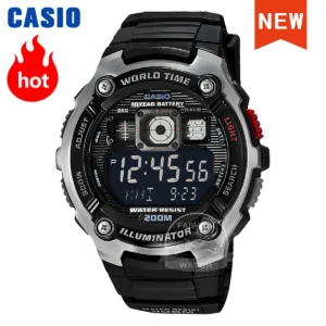 Casio Men's Classic Sports Watch Fashion Cool Multi-function electronic Water relogio masculino AE-2000W-1B/1A