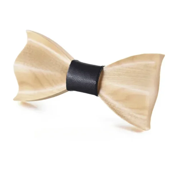 Kids 3D Wooden Bow Tie - Elegant Dress Accessory for Boys & Girls, Unique Suit Decoration - Image 4