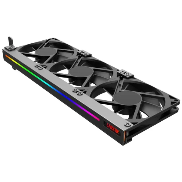 GPU Heatsink Fan Cooler Computer Gamer Cabinet Fanx3 Video Card Radiator Universal Mute ARGB Graphic Card Companion 5V AURA SYNC - Image 4