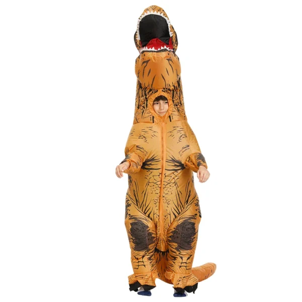 Adult Kids T-Rex Dinosaur Inflatable Costumes Purim Halloween Christmas Mascot Anime Party Cosplay Costume Dress Fancy Suits - Image 6