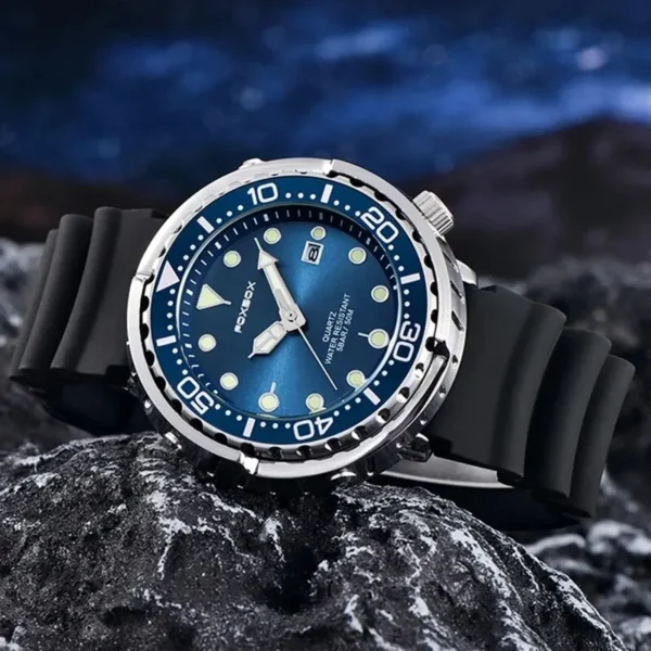 2024 Casual Men Watches for Men Top Brand Luxury Silicone Sport Watch Men Quartz Date Clock Waterproof Wristwatch Chronograph - Image 2
