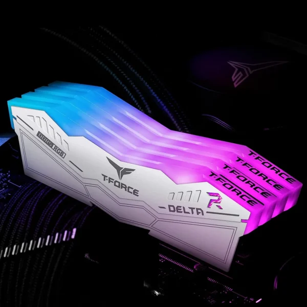 TEAMGROUP T-Force Delta RGB DDR5 Ram 32GB (2x16GB) 6000MHz CL30 Intel XMP 3.0 & AMD Expo Compatible Desktop Memory Module Ram - Image 2