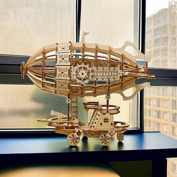 Creative Airship Model Jigsaw Puzzles Models Kit Child Model Car DIY 3D Puzzle Toys for Adults Handmade toys Wooden Model - Image 5