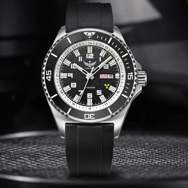 Yelang V1031 Luxury Men Brand Watch 44mm Diver Water Watches Japan 8205 Automatic Mechanical movement Luminous 300M Waterproof - Image 4
