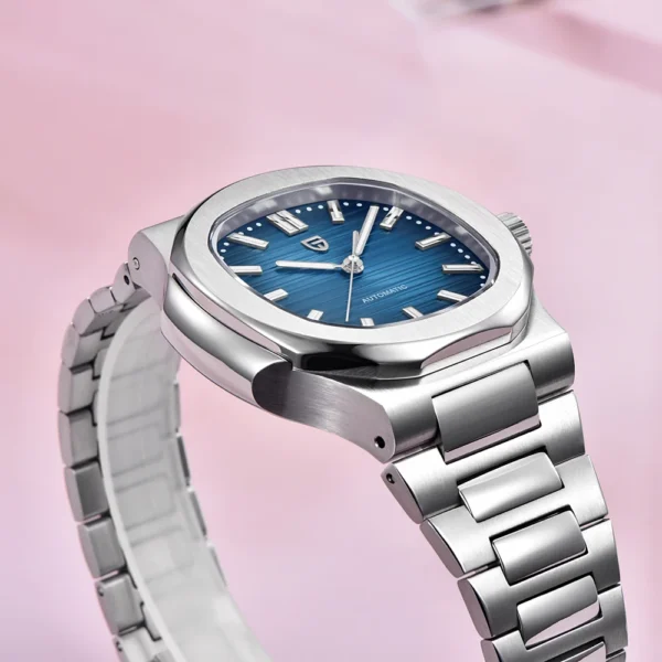 PAGANI DESIGN 40MM Sapphire Seagull ST6 Mechanical Stainless Steel Men's Watch Automatic Winding Waterproof Relogio Masculino - Image 4
