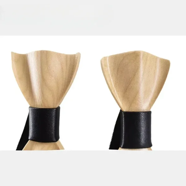 Kids 3D Wooden Bow Tie - Elegant Dress Accessory for Boys & Girls, Unique Suit Decoration - Image 6