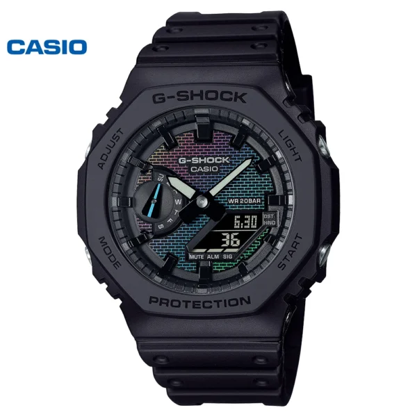 2025NEW Casio GA-2100TL series men's watch farmhouse oak trendy quartz watch small square G-SHOCK couple watch classic - Image 2